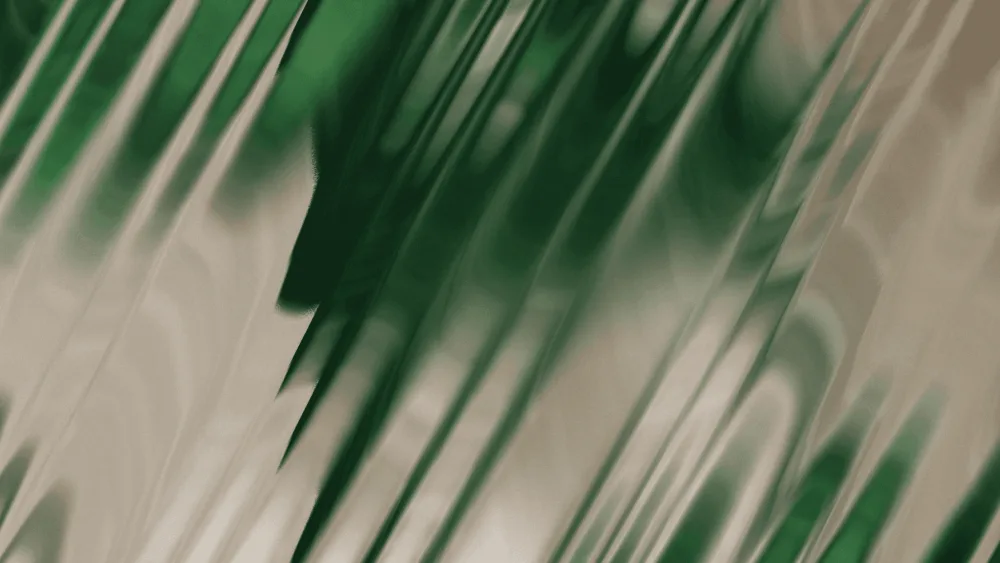 Blurred green abstract streaks